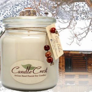 Cozy Cabin Scented Candles by Candle Crest Soy Candles