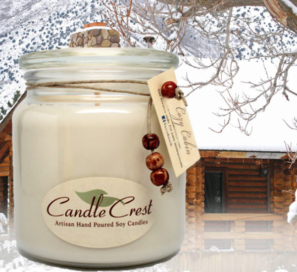 Cozy Cabin Scented Candles by Candle Crest Soy Candles