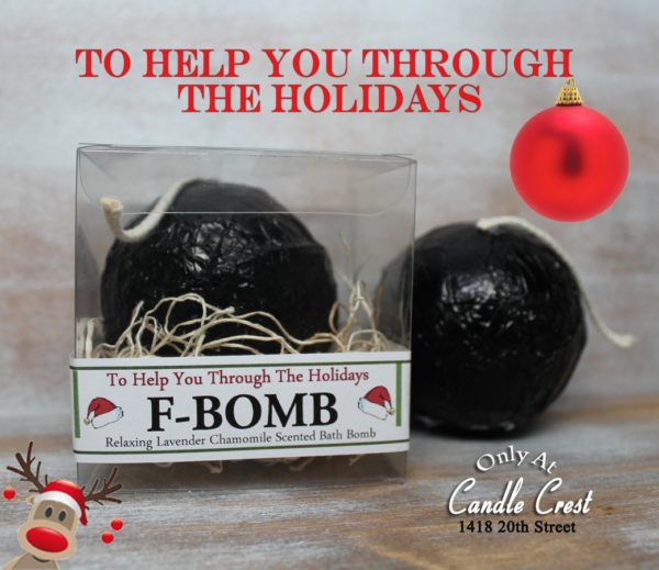Bath Bomb Gifts - Holiday Bath Bomb - F-BOMB by Judakins Bath & Body
