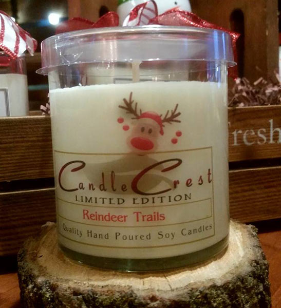 REINDEER TRAILS Soy Candles by Candle Crest