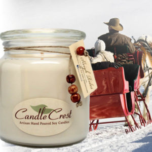 Sleigh Rides - Scented Holiday Soy Candles by Candle Crest Soy Candles Inc