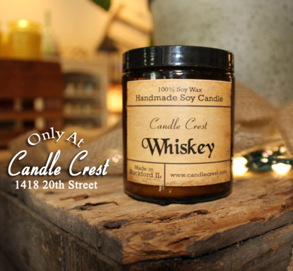 Whiskey Scented Candles by Candle Crest