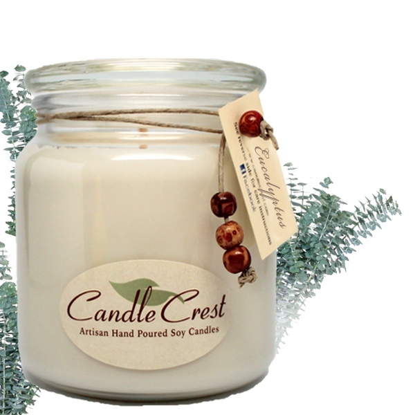 Eucalyptus Scented Soy Candles by Candle Crest Soy Candles Inc