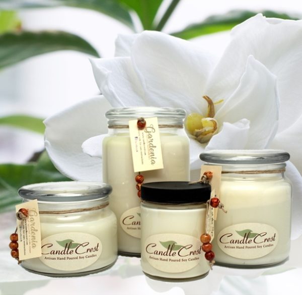 Gardenia Soy Candles by Candle Crest Soy Candles