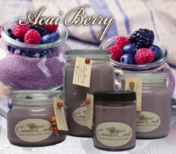 Acai Berry Soy Candles by Candle Crest Soy Candles