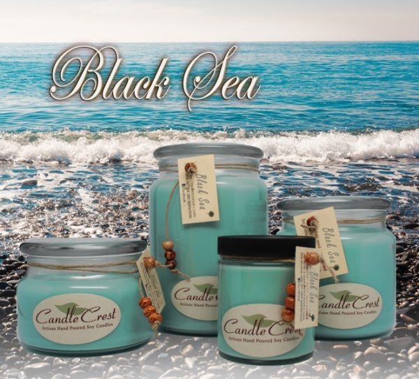Black Sea Scented Soy Candles by Candle Crest Soy Candles Inc