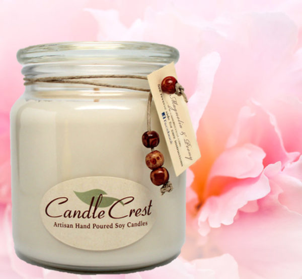 Magnolia & Peony Scented Soy Candles by Candle Crest Soy Candles Inc
