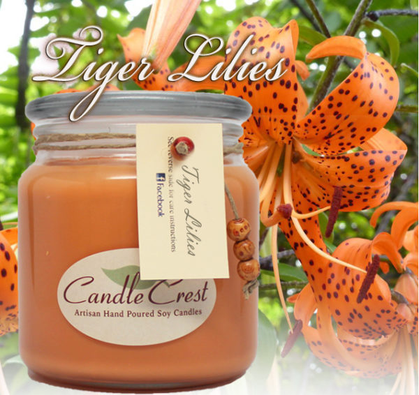 Tiger Lily Soy Candles by Candle Crest - Scented Soy Candles Inc