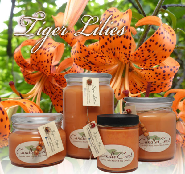 Tiger Lily Soy Candles by Candle Crest - Scented Soy Candles Inc