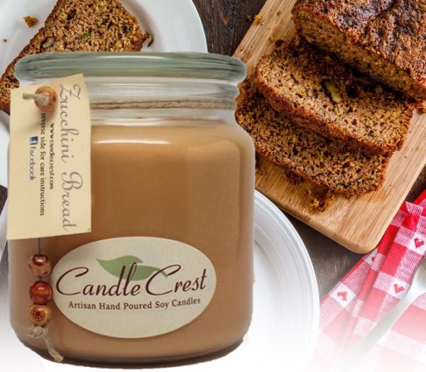 Zucchini Bread Scented Candles by Candle Crest Soy Candles Inc