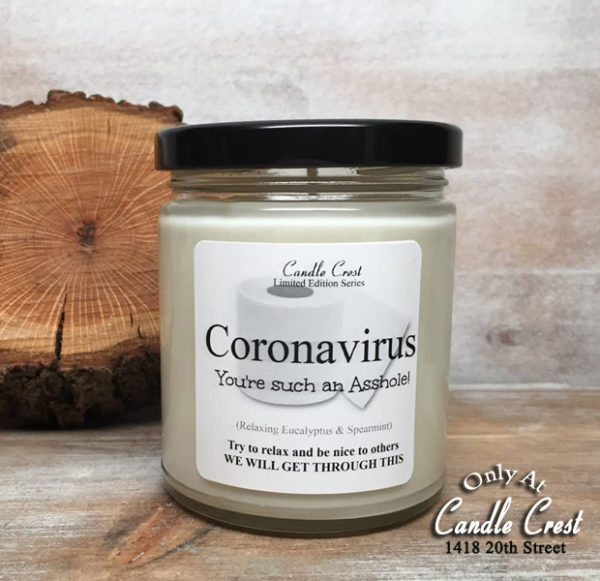 Coronavirus Candle by Candle Crest Soy Candles Inc