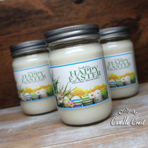 Happy Easter Candles - Chocolate Marshmallow Scented Candles by Candle Crest