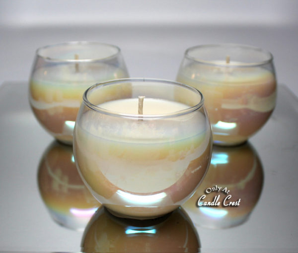 Iridescent Glass Soy Candles 2 by Candle Crest