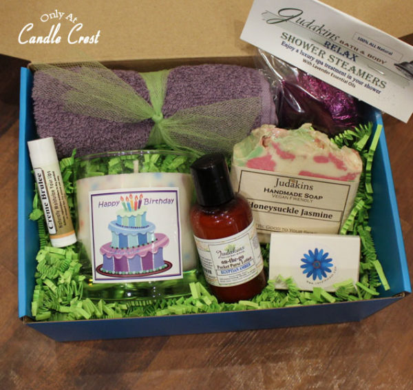Happy Birthday Gift Box by Candle Crest Soy Candles-Inc