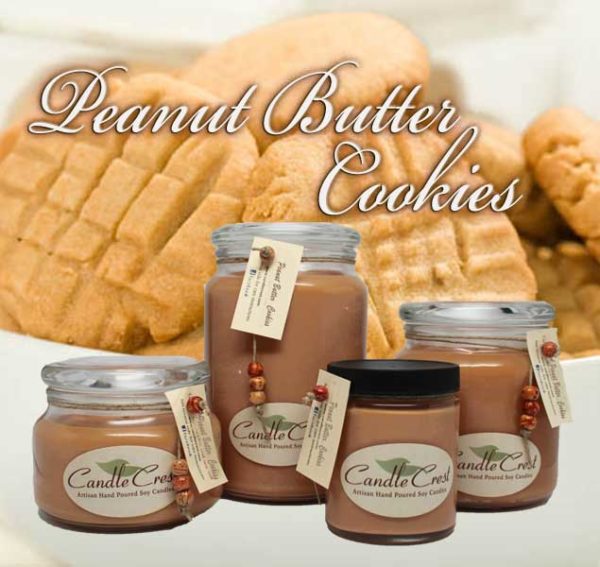 Peanut Butter Cookie Scented Candles by Candle Crest Soy Candles Inc