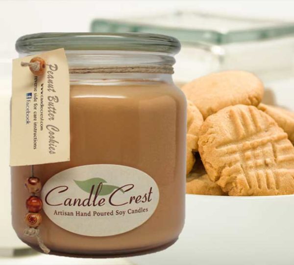 Peanut Butter Cookie Scented Candles by Candle Crest Soy Candles Inc
