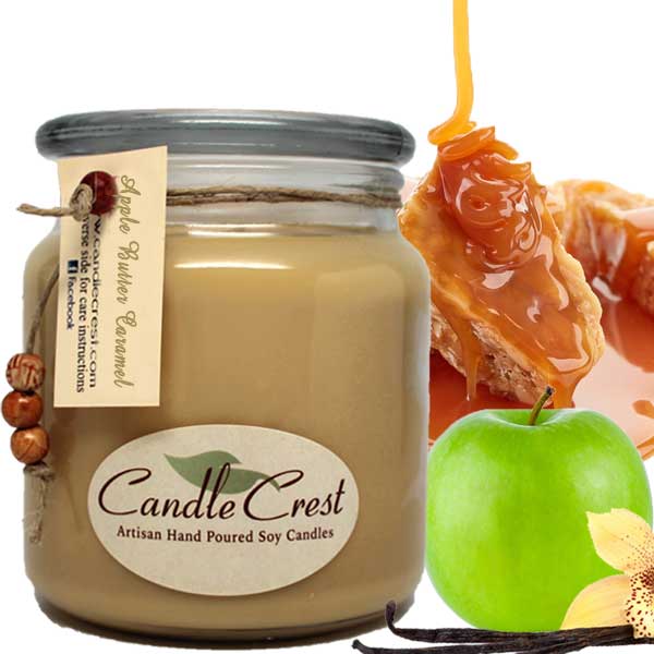 Apple Butter Caramel Soy Candles by Candle Crest