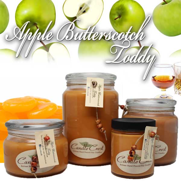 Apple Butterscotch Toddy Soy Candles by Candle Crest