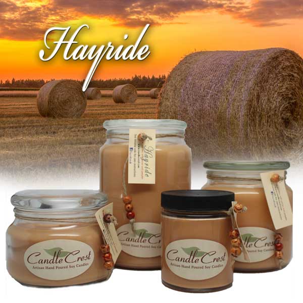 Hayride Scented Soy Candles by Candle Crest