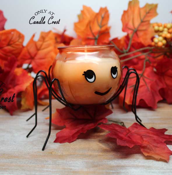 Orange Spider- Candles by Candle Crest Soy Candles
