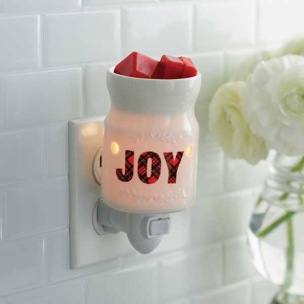 Holiday, Joy Pluggable Tart Warmer - Candle Crest Soy Candles