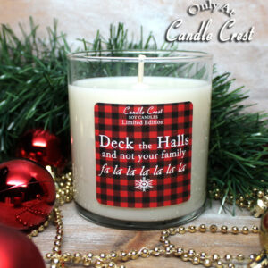 Deck the Halls Christmas Candle by Candle Crest Soy Candles
