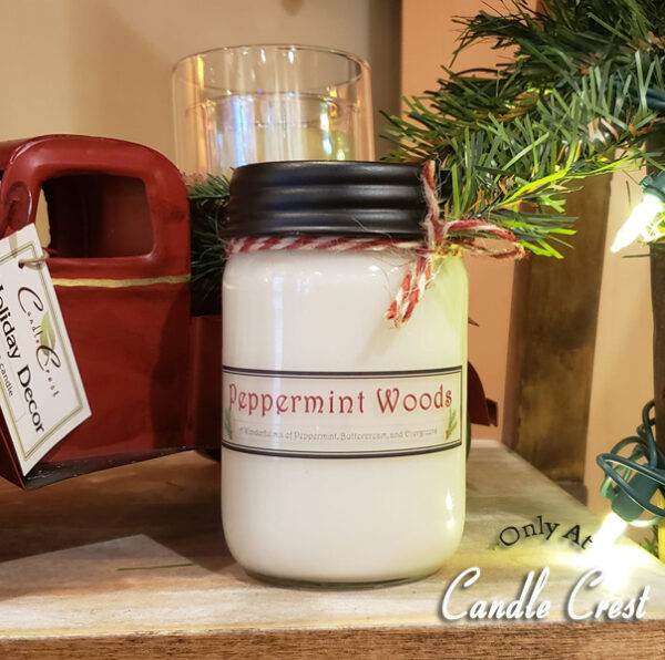 Peppermint Woods by Candle Crest Soy Candles Inc
