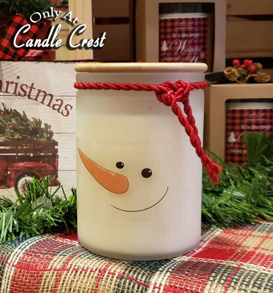 Snowman Candles - Soy Candles by Candle Crest