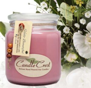 Hello Beautiful Scented Soy Candle - Candle Crest Soy Candles