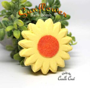 Sunflower Shaped Bath Bombs by Judakins Bath & Body