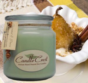 Caramel & Pears Soy Candles by Candle Crest