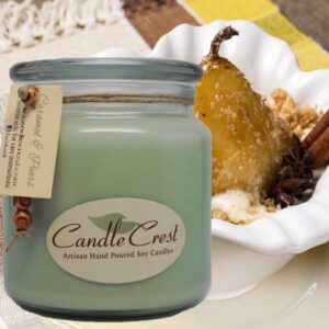 Caramel & Pears Soy Candles by Candle Crest