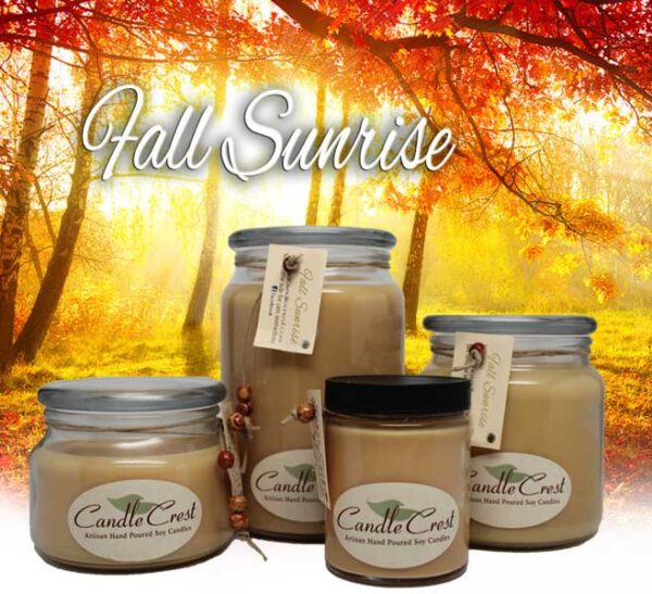 Fall Sunrise Scented Candles by Candle Crest