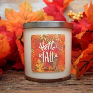 Hello Fall - Wooden Wick Soy Candle - Limited Edition - by Candle Crest