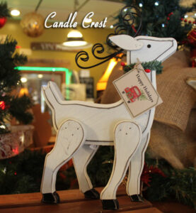 Wooden Holiday Reindeer by Candle Crest