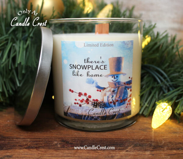 There's Snowplace Like Home Candle by Candle Crest