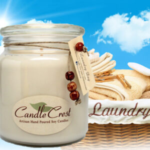 Laundry Day Scented Soy Candles by Candle Crest