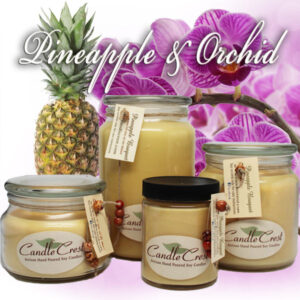 Pineapple & Orchid Candles by Candle Crest Soy Candles
