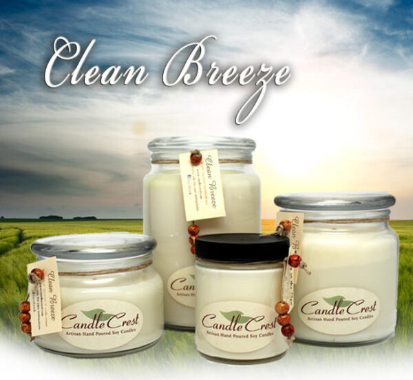 Clean Breeze Soy Candles by Candle Crest