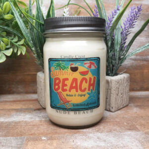 Nude Beach Candle by Candle Crest