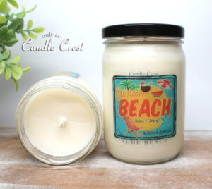 Nude Beach Candle by Candle Crest