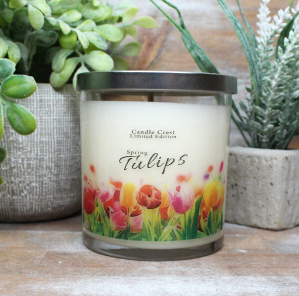 Tulip Scented Soy Candles by Candle Crest