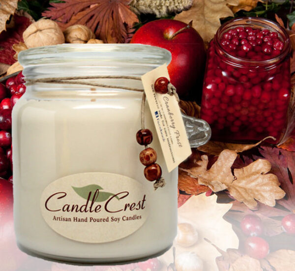 Cranberry Frost Candles by Candle Crest Soy Candles