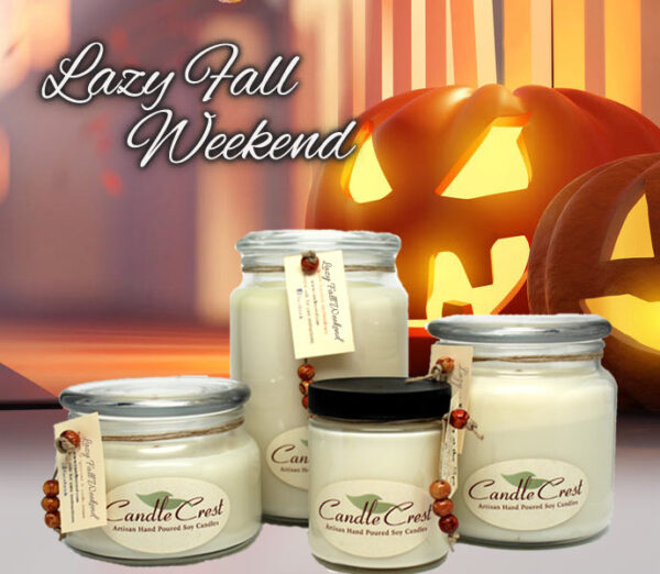 Lazy Fall Weekend Scented Candles by Candle Crest