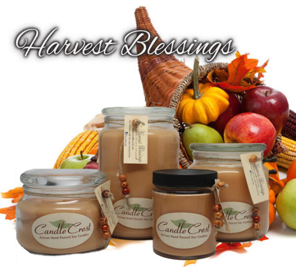 Harvest Blessings Scented Candle by Candle Crest