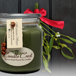 Mistletoe Magic Soy Candle by Candle Crest