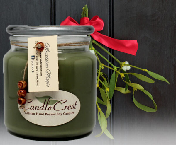 Mistletoe Magic Soy Candle by Candle Crest