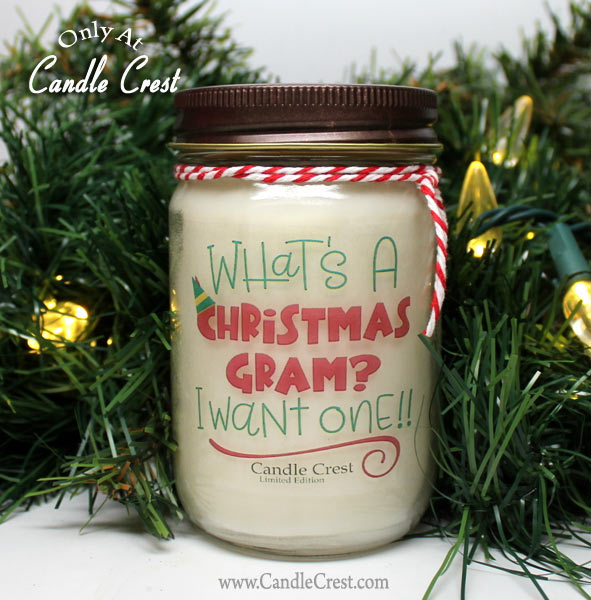 Christmas Gram Candle - Elf Candle by Candle Crest