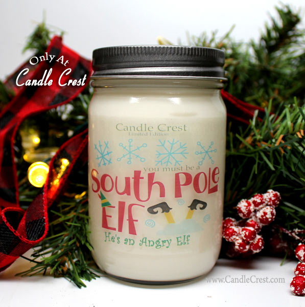 South Pole Elf Candle by Candle Crest
