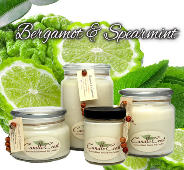 Bergamot and Spearmint Candles by Candle Crest
